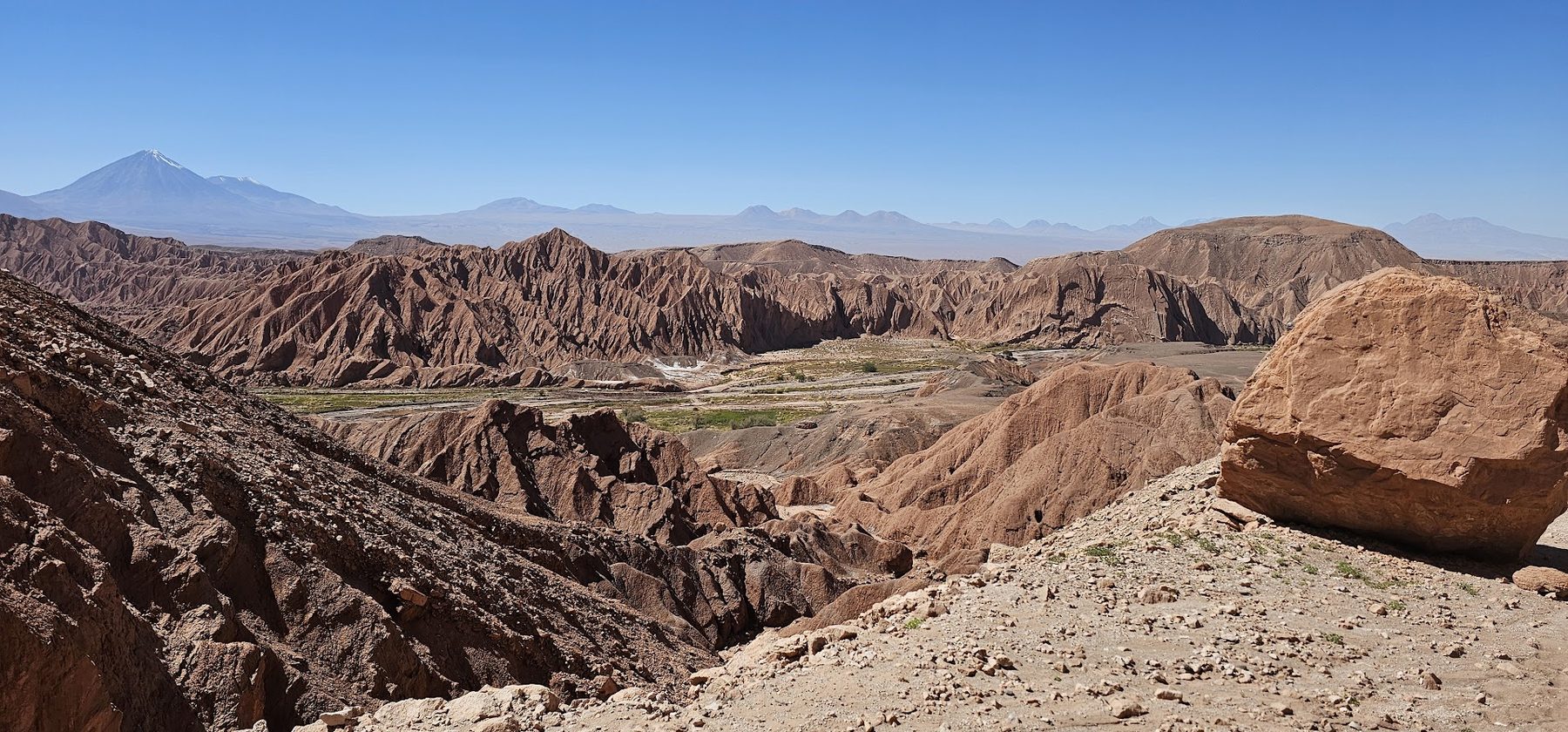 The dramatic terrain of the Atacama desert in Chile